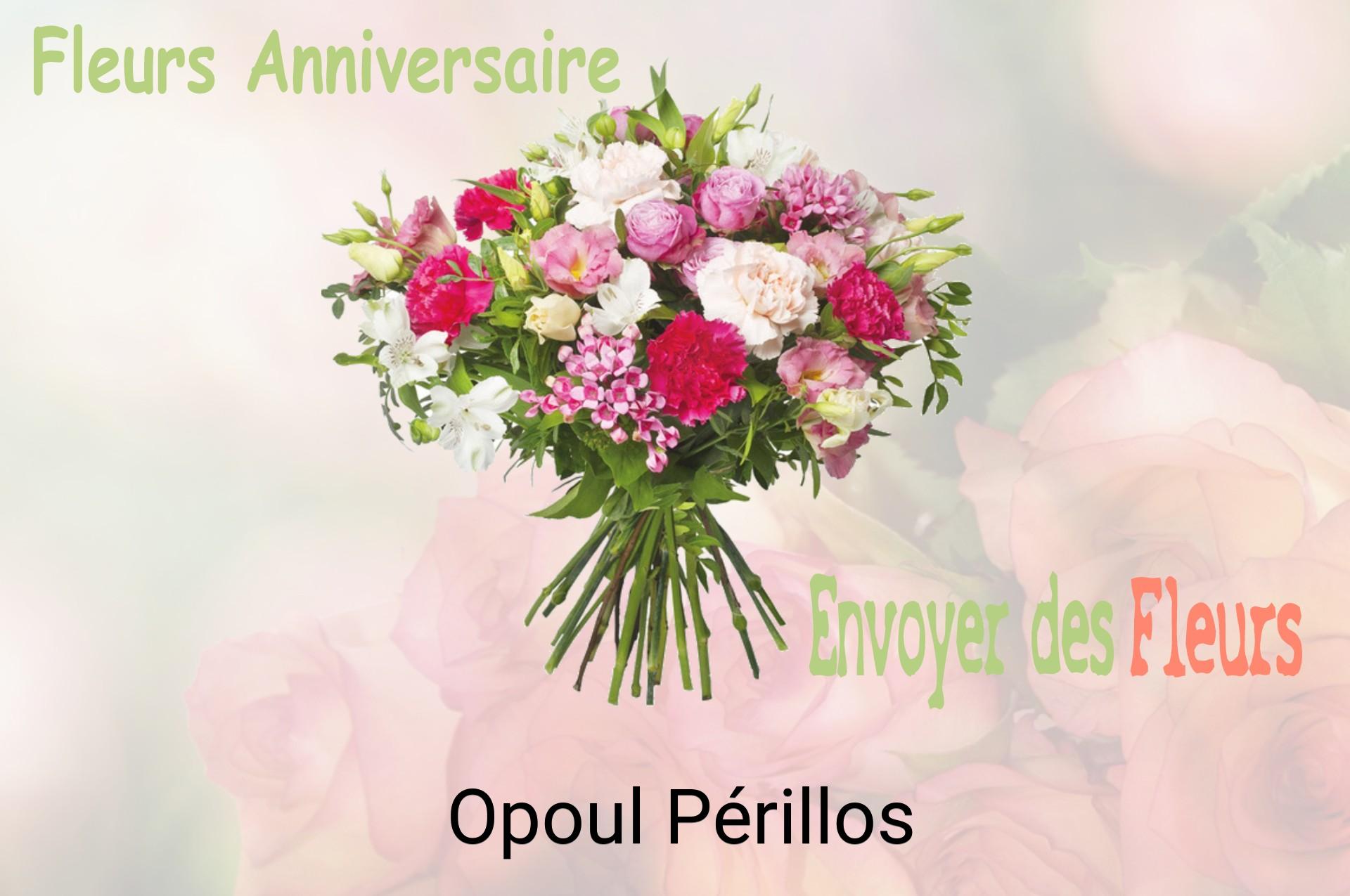 Bouquet de fleurs d’anniversaire livré à Opoul-Périllos