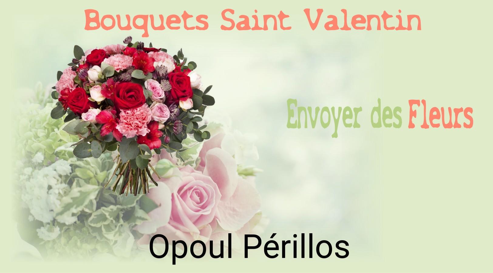 Roses de Saint-Valentin livrées à Opoul-Périllos